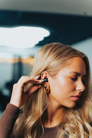 Casti wireless Urban Vitamin Long Beach RCS din plastic reciclat, design open-ear, ENC, BT 5.3, IPX4 [15]