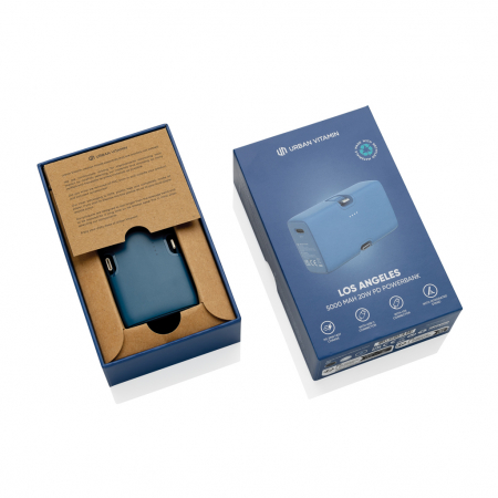 Powerbank 5000 mAh 20W PD dual output, Urban Vitamin Los Angeles [5]