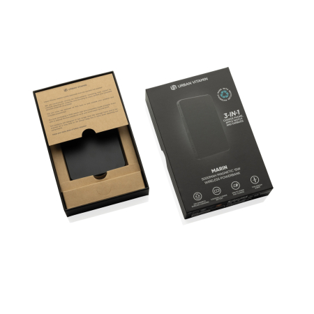 Powerbank magnetic Urban Vitamin Marin 5000 mAh, wireless 15W, USB-C 20W [3]