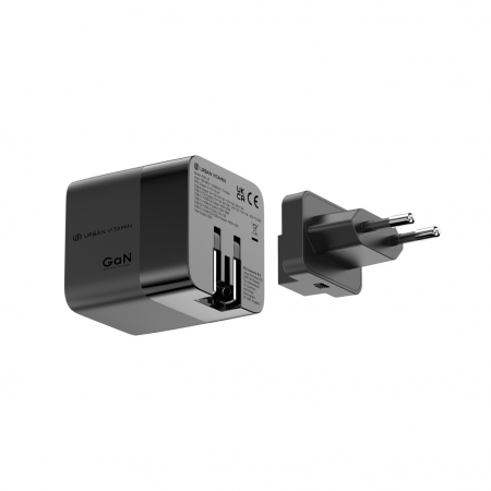 Incarcator Urban Vitamin Mendocino 65W GaN cu cablu retractabil [2]