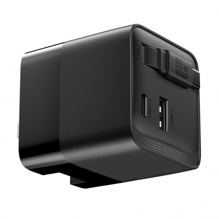 Incarcator Urban Vitamin Mendocino 65W GaN cu cablu retractabil [9]