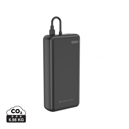 Baterii externe - Powerbanks - Powerbank 20000 mAh 20W PD dual USB-C, Urban Vitamin Menlo Park