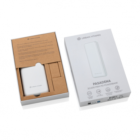 Powerbank Urban Vitamin Pasadena 20.000 mAh, incarcare rapida 18W PD [10]