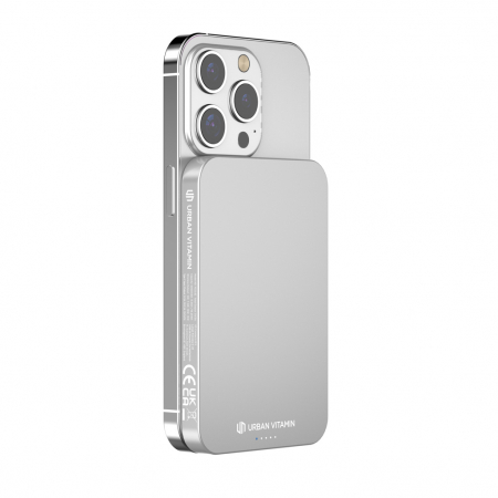 Powerbank Urban Vitamin Richmond 5.000 mAh, magnetic wireless 15W, aluminiu reciclat RCS [2]