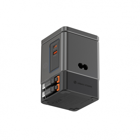 Statie incarcare Urban Vitamin Sacramento 105W GaN, wireless si cabluri retractabile [14]