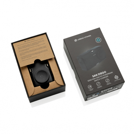 Powerbank 5000 mAh 20W PD cu incarcator Apple Watch, Urban Vitamin San Diego [6]