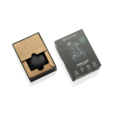 Casti wireless ENC BT 6.0 IPX4 din plastic reciclat RCS Urban Vitamin Santa Clara [3]