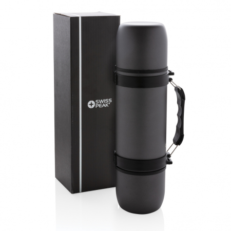 Sticla termos 700 ml cu 2 cani si curea transport [8]