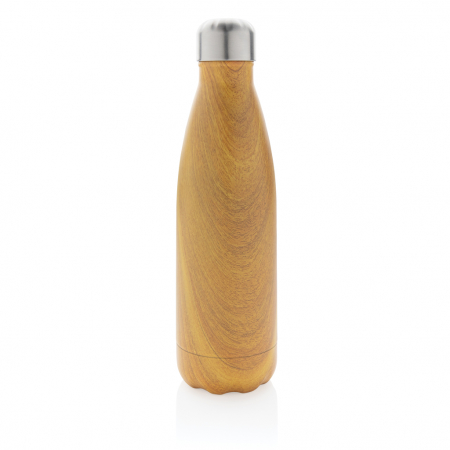 Sticla termos inox 500 ml cu imprimeu lemn antiscurgere [2]