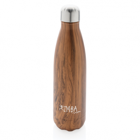 Sticla termos inox 500 ml cu imprimeu lemn antiscurgere [5]