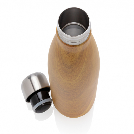 Sticla termos inox 500 ml cu imprimeu lemn antiscurgere [4]