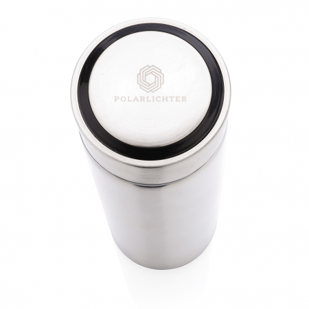 Sticla termos inox 450 ml cu capac metal periat [5]