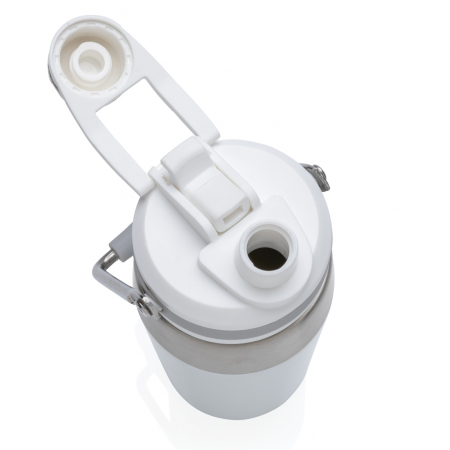 Sticla termos inox 500 ml cu capac dublu si maner [6]