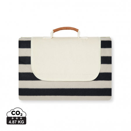 Gratare si picnic - Patura de picnic mare VINGA Alba GRS RPET