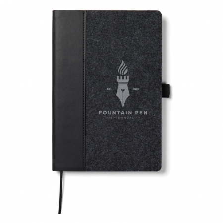 Agenda A5 VINGA Albon din fetru reciclat GRS – cu suport pentru pix, eleganta si eco-friendly [5]