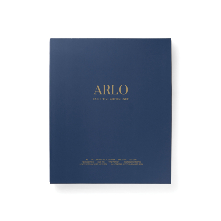 Set de scris VINGA Arlo RCS, agenda A5 si pix, detalii aurii, cutie cadou [10]