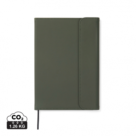 Agende personalizabile - Agenda A5 VINGA Baltimore GRS – reutilizabila cu inchidere magnetica si coperta PU reciclata