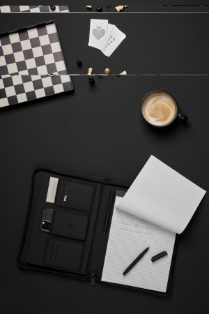 Portofoliu A4 VINGA Baltimore RCS cu coperta PU si agenda – elegant si practic [7]