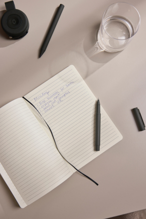 Notebook VINGA Baltimore RCS A5, coperta moale PU, 160 pagini liniate, hartie reciclata [8]