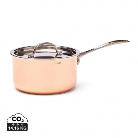 Bucatarie si servire - Oala VINGA Baron cupru – tri-ply cu manere inox, compatibila inductie