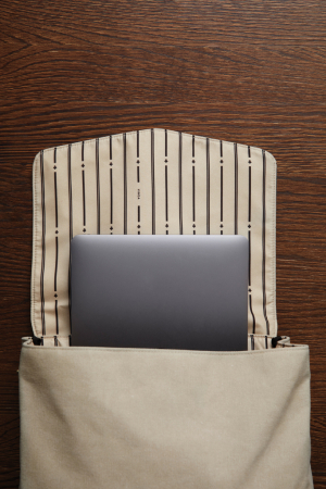 Rucsac VINGA Bosler canvas reciclat 17L laptop [8]
