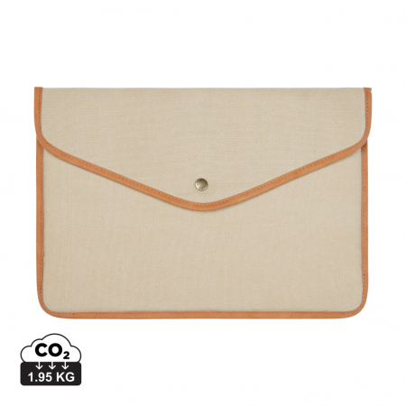Rucsacuri si articole de calatorie - Husa laptop VINGA Bosler GRS canvas reciclat 16"