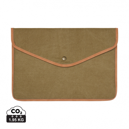 Noutati si inovatii - Husa laptop VINGA Bosler GRS canvas reciclat 16"