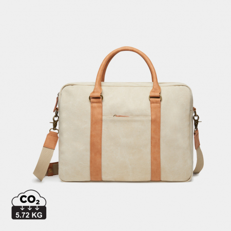 Geanta laptop VINGA Bosler canvas reciclat 18,8L [0]
