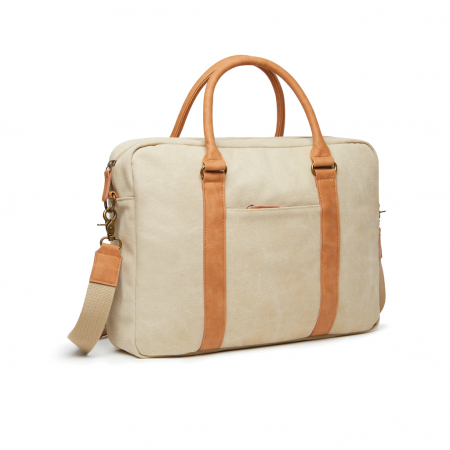Geanta laptop VINGA Bosler canvas reciclat 18,8L [2]