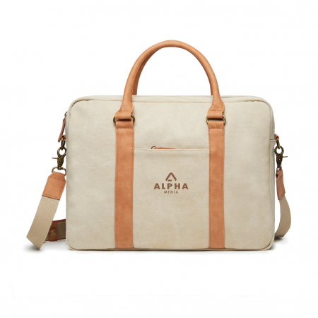 Geanta laptop VINGA Bosler canvas reciclat 18,8L [5]
