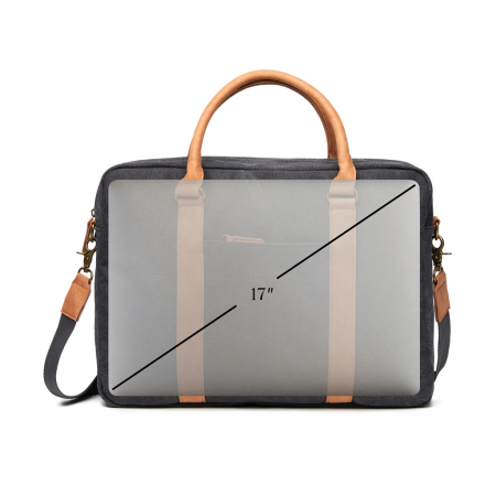 Geanta laptop VINGA Bosler canvas reciclat 18,8L [4]