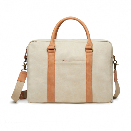 Geanta laptop VINGA Bosler canvas reciclat 18,8L [1]