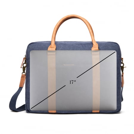 Geanta laptop VINGA Bosler canvas reciclat 18,8L [4]