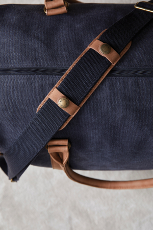 Geanta weekend VINGA Bosler canvas reciclat 40L [6]