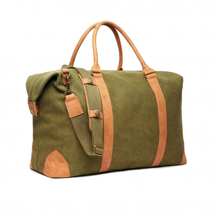 Geanta weekend VINGA Bosler canvas reciclat 40L [2]