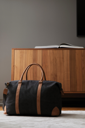 Geanta weekend VINGA Bosler canvas reciclat 40L [4]