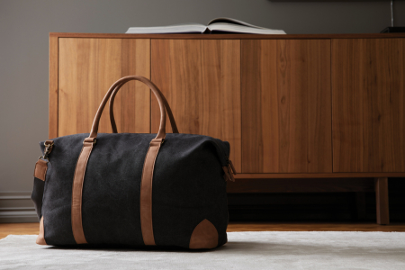 Geanta weekend VINGA Bosler canvas reciclat 40L [5]