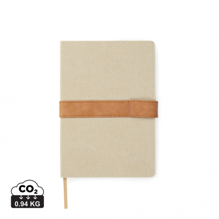Noutati si inovatii - Agenda A5 VINGA Bosler RCS – cu coperta canvas, inchidere magnetica si hartie reciclata