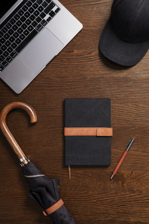 Agenda A5 VINGA Bosler RCS – cu coperta canvas, inchidere magnetica si hartie reciclata [5]