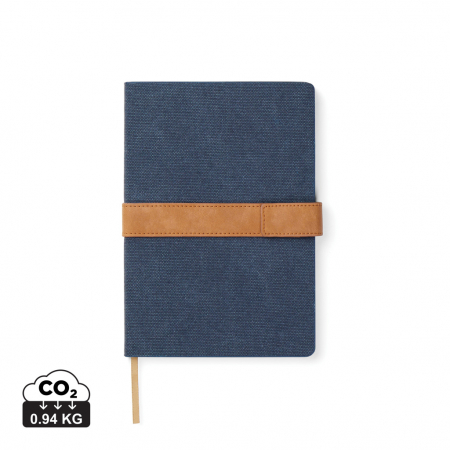 Noutati si inovatii - Agenda A5 VINGA Bosler RCS – cu coperta canvas, inchidere magnetica si hartie reciclata