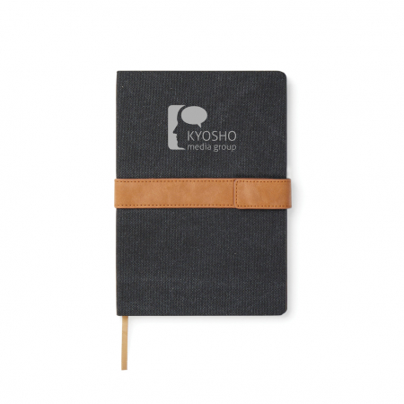Agenda A5 VINGA Bosler RCS – cu coperta canvas, inchidere magnetica si hartie reciclata [4]