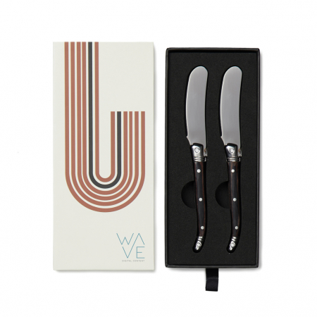 Set cutite unt VINGA Gigaro – 2 piese inox cu maner lemn pakka [2]