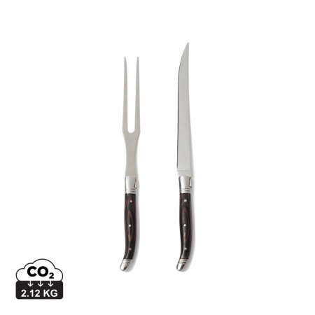 Bucatarie si servire - Set de transat inox cutit si furculita, Vinga Gigaro