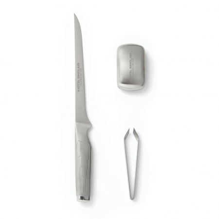 Set filetat VINGA Hattasan – cutit otel japonez| penseta si sapun metalic [2]