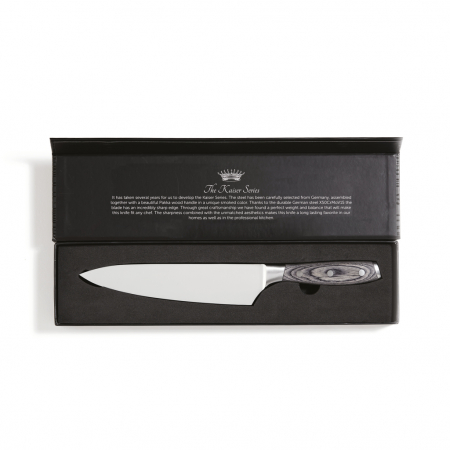 Cutit bucatar VINGA Kaiser Chef 20 cm – otel german si maner Pakkawood [8]