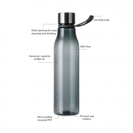 Sticla VINGA Lean RCS reciclata RPET 800 ml [3]