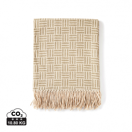 Textile si confort pentru casa - Patura VINGA Lenox – design geometric jacquard| acril 100%