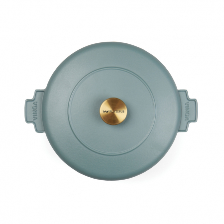 Braiser VINGA Monte Heritage 2.5 L, fonta emailata, prajire si gatire lenta [4]