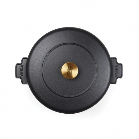 Oala cocotte VINGA Monte Heritage 5.5 L, fonta emailata, capacitate mare [4]