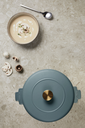 Oala cocotte VINGA Monte Heritage 5.5 L, fonta emailata, capacitate mare [5]